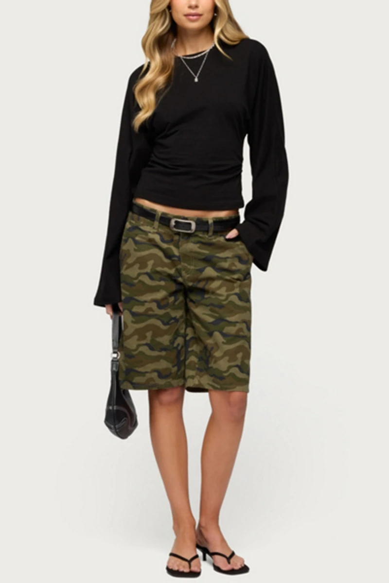 Edikted Charlisa Cinched Waist Top