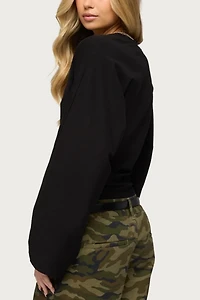 Edikted Charlisa Cinched Waist Top