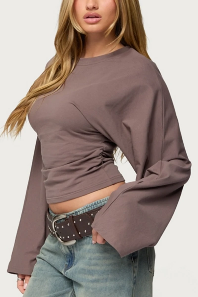 Edikted Charlisa Cinched Waist Top