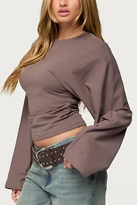 Edikted Charlisa Cinched Waist Top