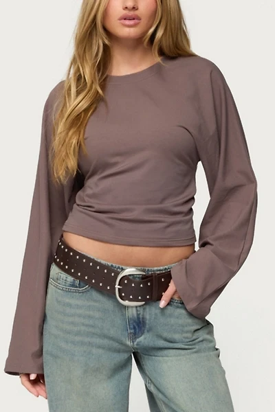 Edikted Charlisa Cinched Waist Top