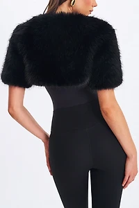Miss Circle Kori Faux Fur Micro Bolero