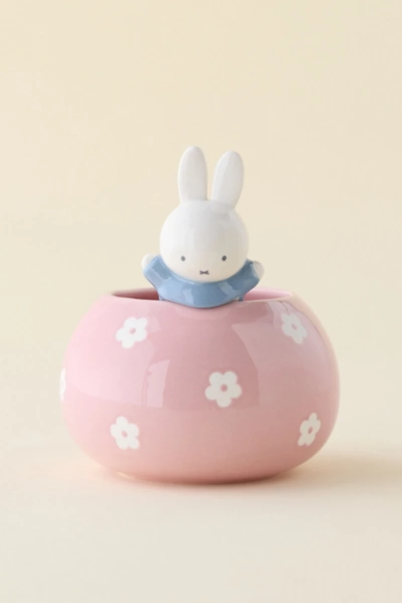 Miffy Peek-A-Bloom Floral Ceramic Planter