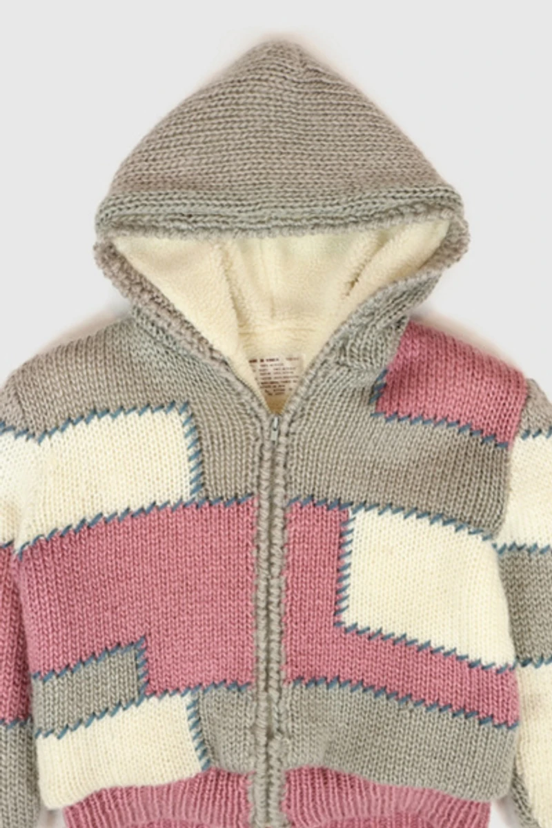 Vintage Full Zip Fleece Lined Jacket