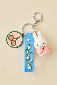 Miffy UO Exclusive 3D Rubber Lanyard Keychain