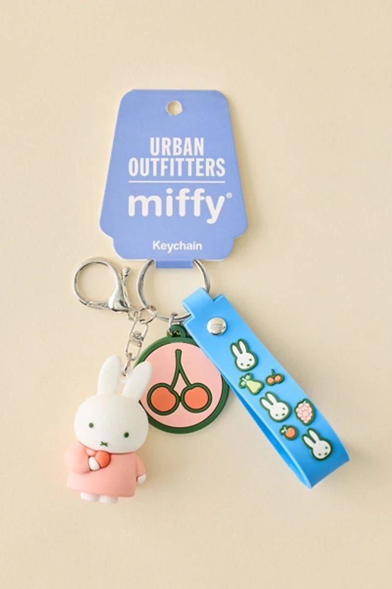 Miffy UO Exclusive 3D Rubber Lanyard Keychain