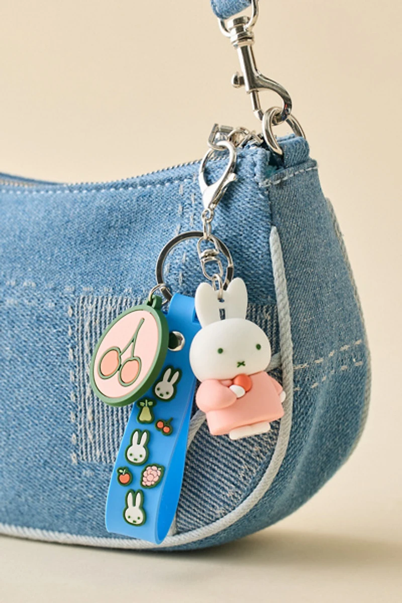 Miffy UO Exclusive 3D Rubber Lanyard Keychain