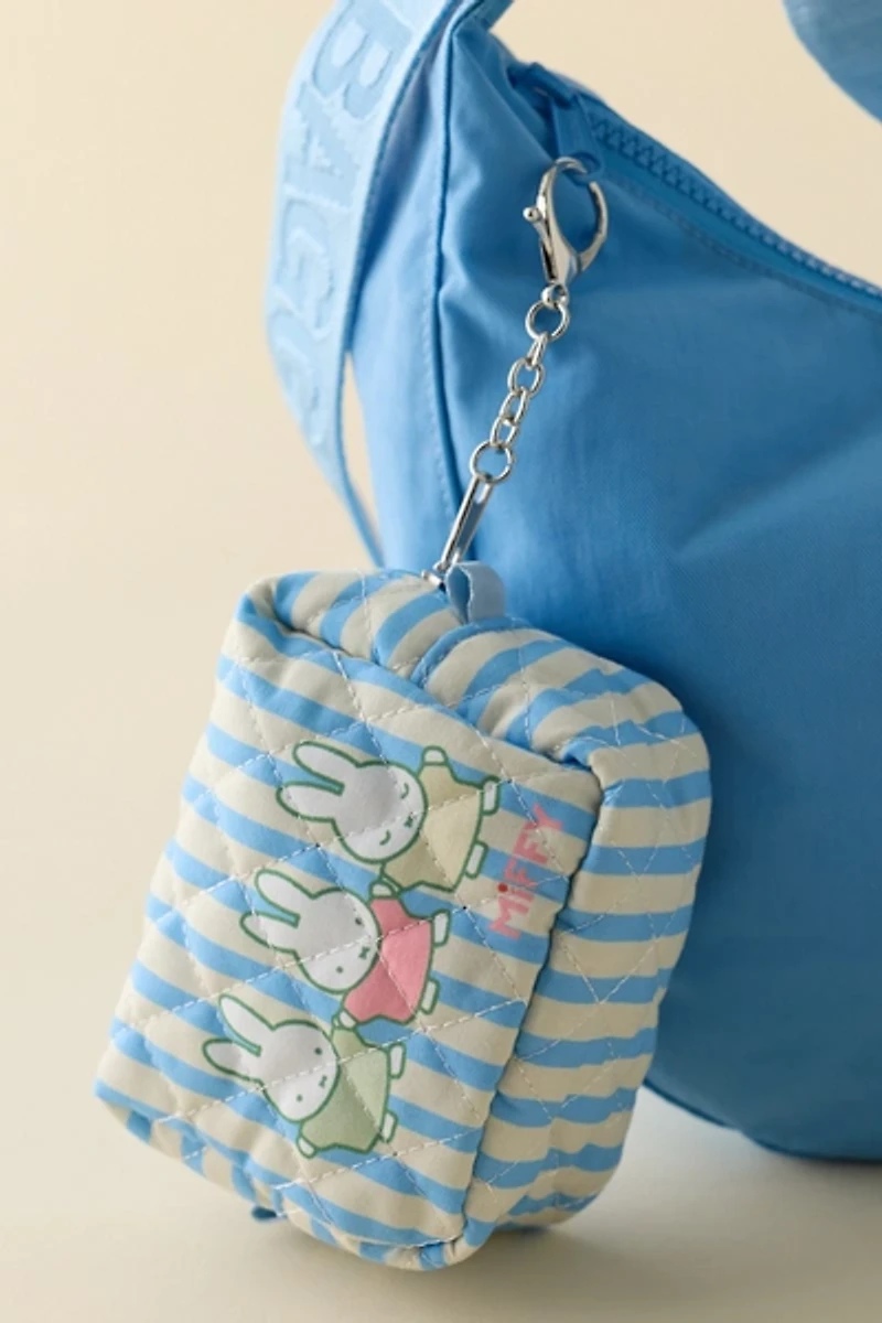 Miffy Mini Quilted Dopp Kit Pouch Keychain