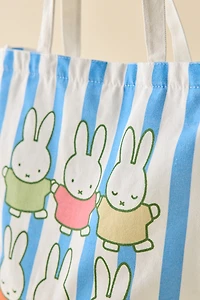 Miffy UO Exclusive Striped Tote Bag