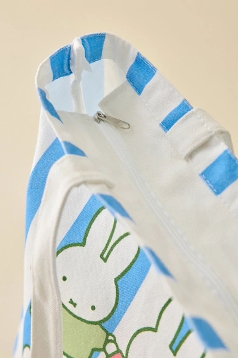 Miffy UO Exclusive Striped Tote Bag