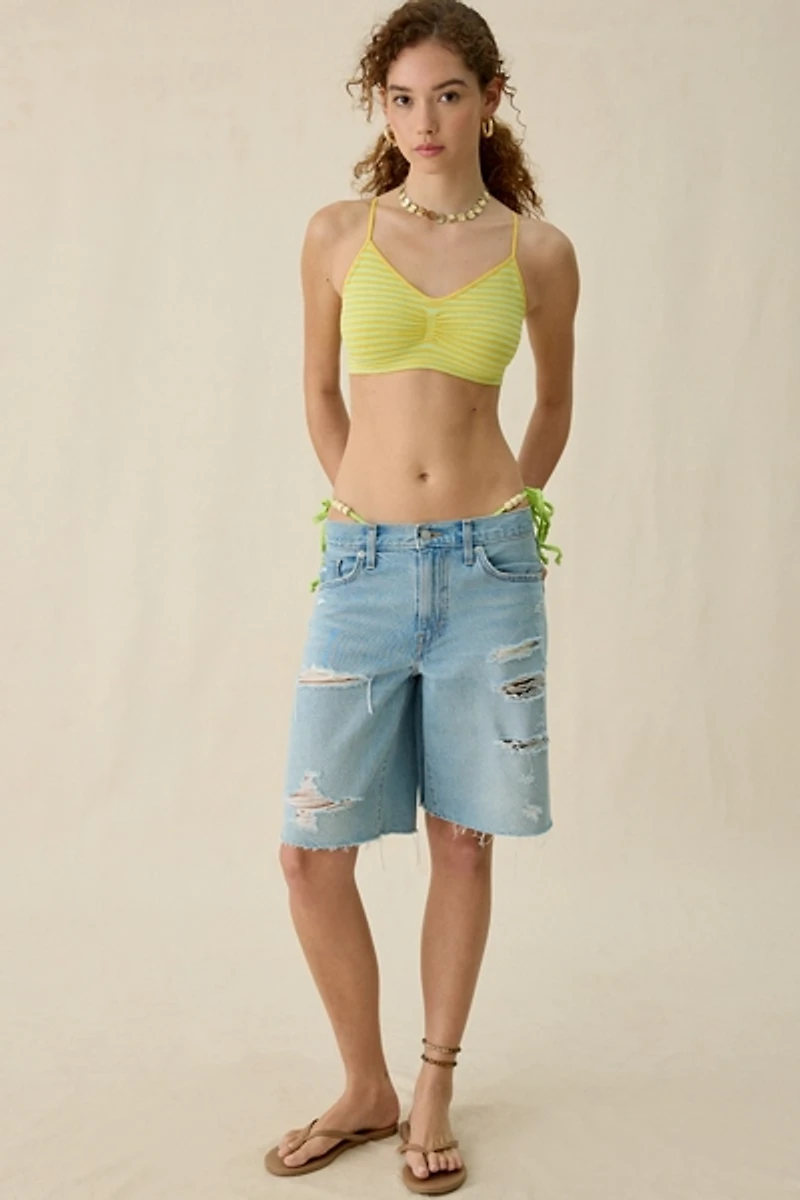 Out From Under Pinch-Front Seamless Knit Bralette