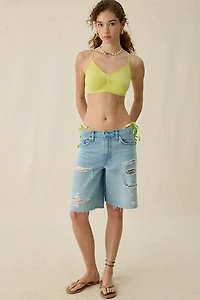 Out From Under Pinch-Front Seamless Knit Bralette
