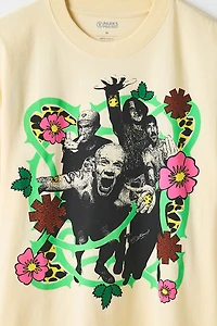 Parks Project X Red Hot Chili Peppers Floral Graphic Tee