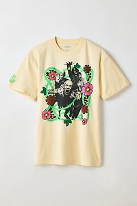 Parks Project X Red Hot Chili Peppers Floral Graphic Tee