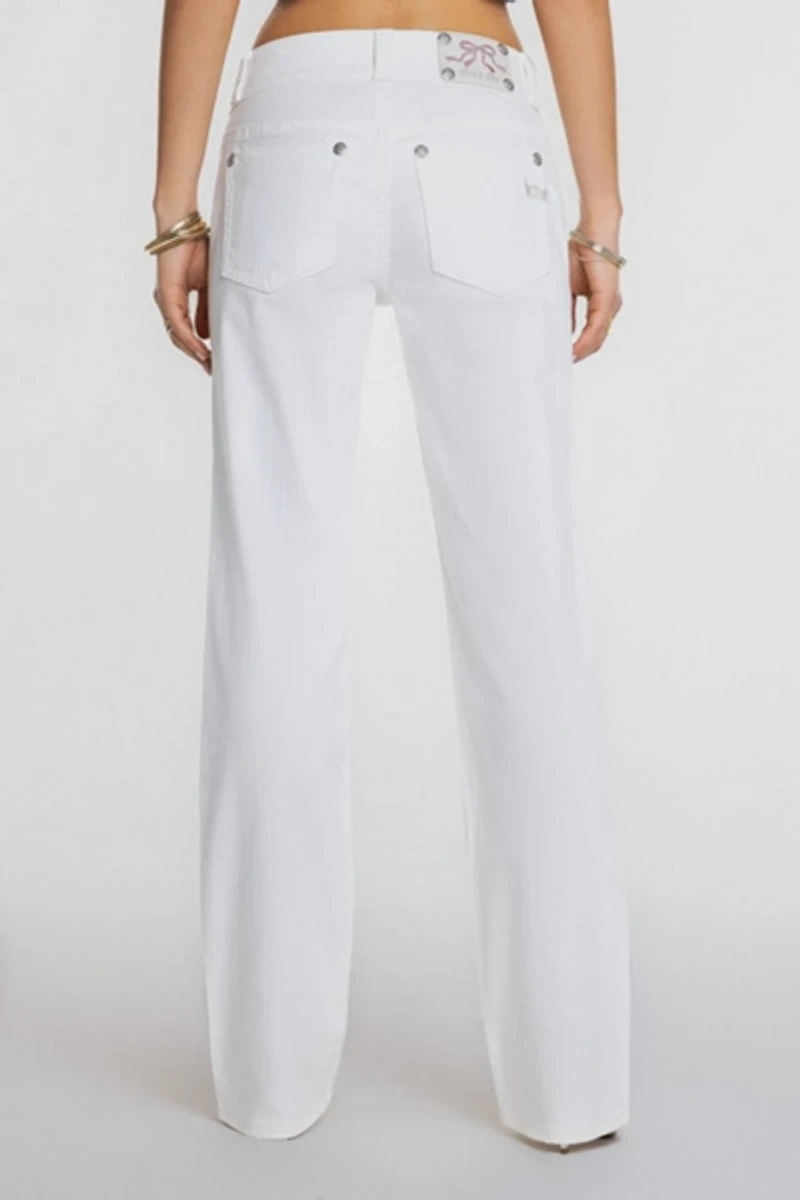 Miss Me Heavenly Roselle Slim Wide Jeans