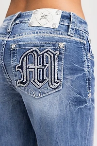 Miss Me Gone Mayhem Slim Wide Jean