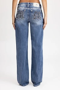 Miss Me Gone Mayhem Slim Wide Jean