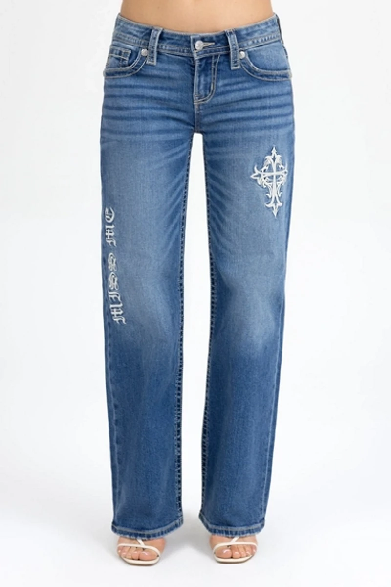 Miss Me Caspian Wide Leg Jean