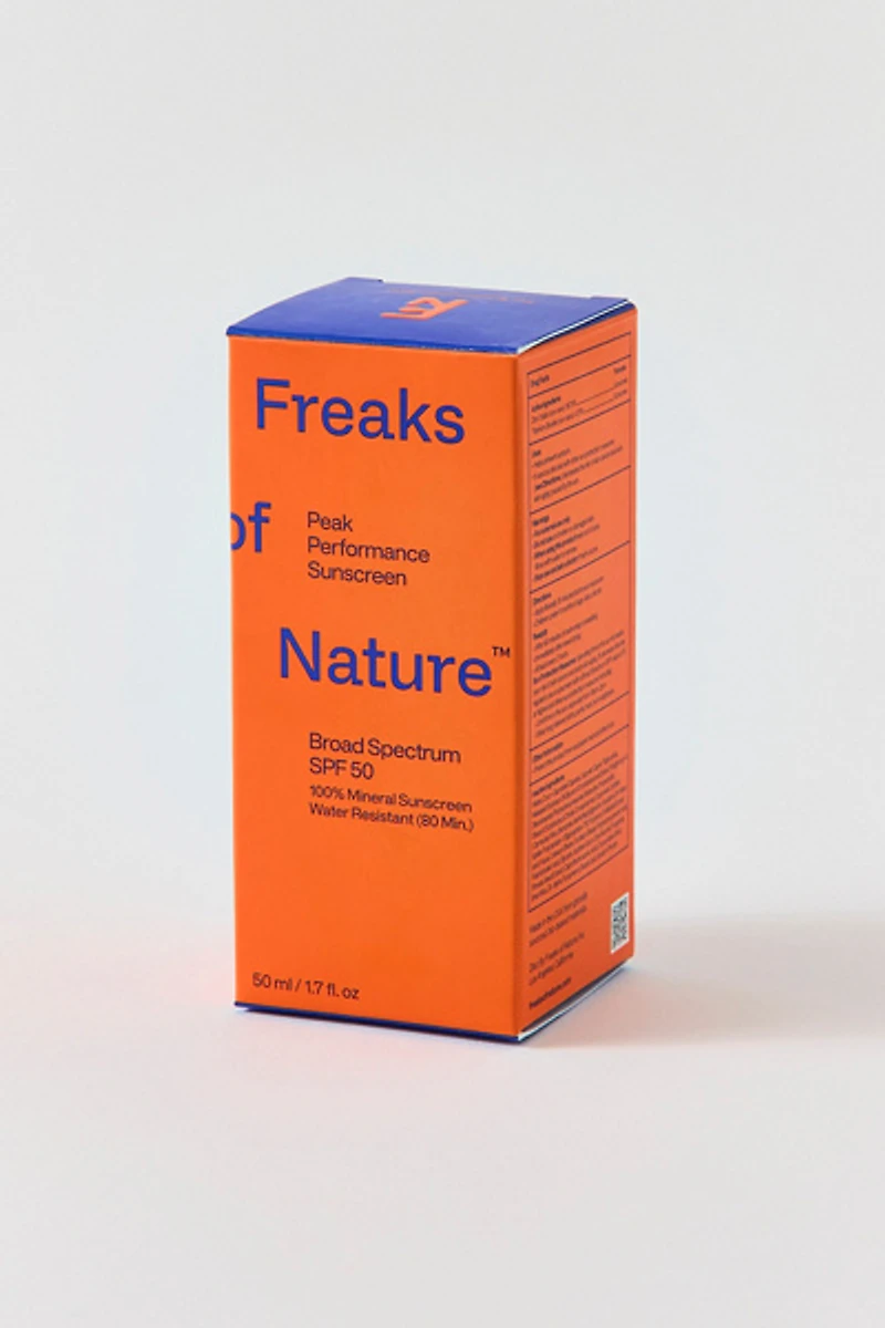 Freaks Of Nature Peak Performance SPF 50 Mineral Sunscreen