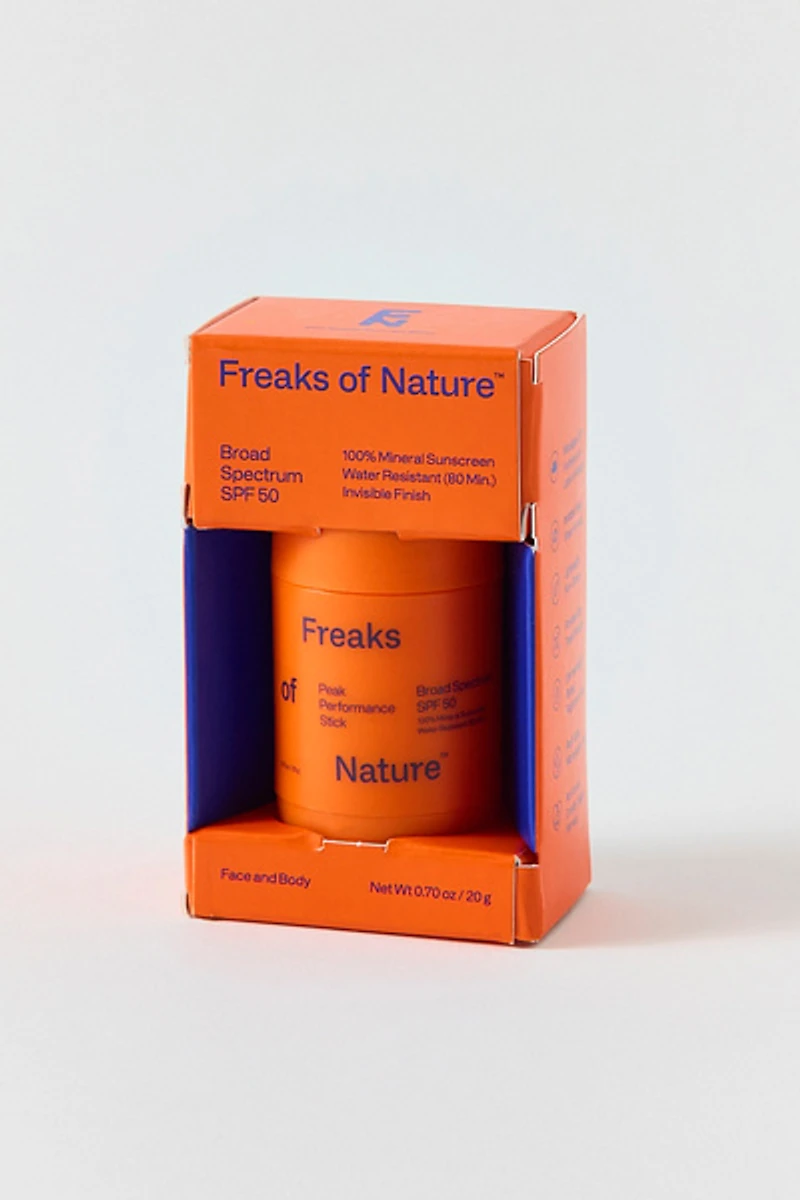 Freaks Of Nature Peak Performance SPF 50 Mineral Sunscreen Stick