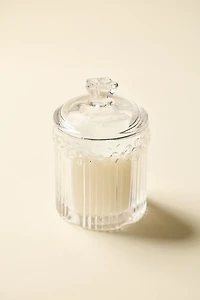 Glass Flower Jar 7 oz Scented Candle