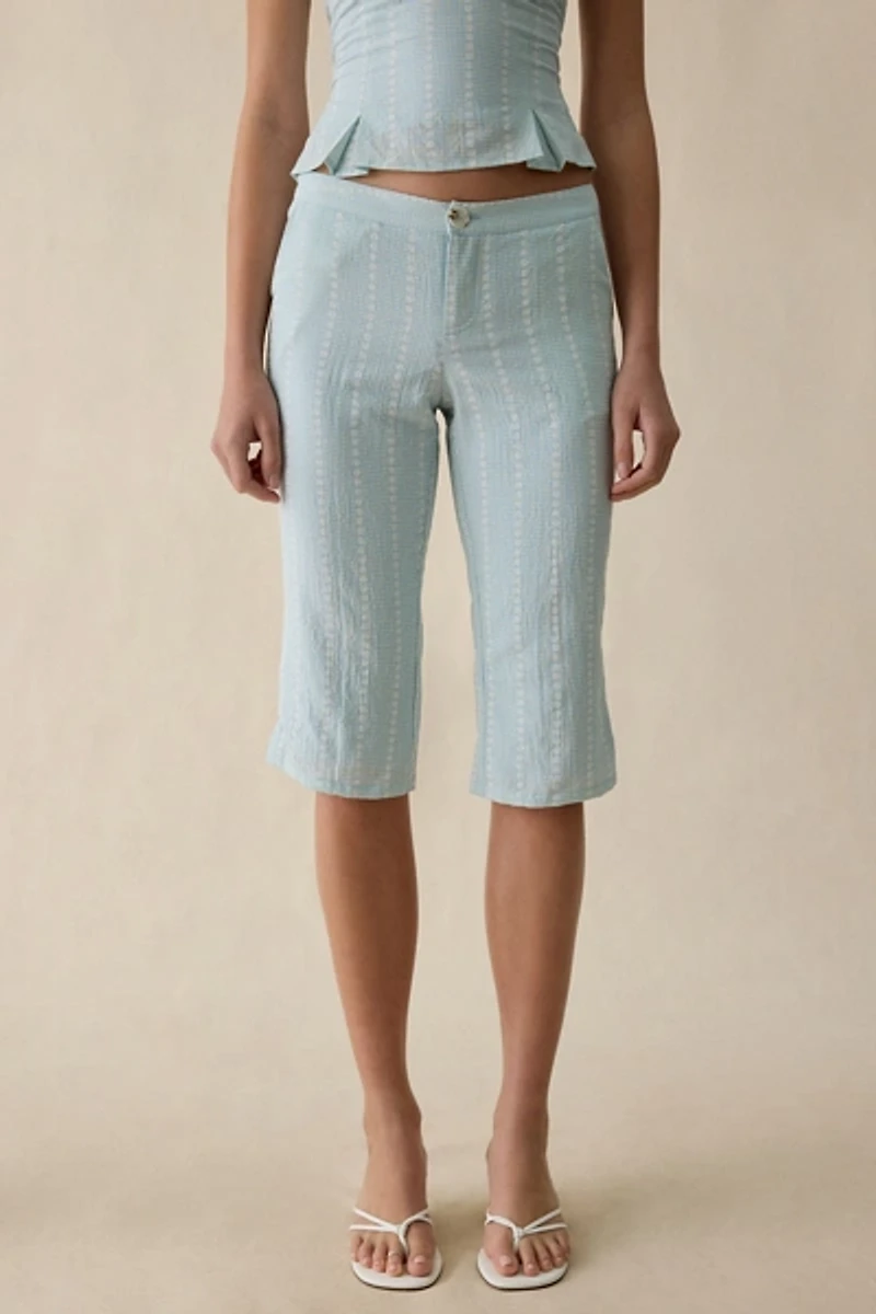 BDG Check It Out Gingham Capri 2-Piece Set