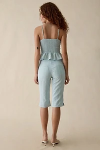 BDG Check It Out Gingham Capri 2-Piece Set