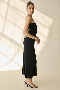 UO South Beach Siren Reversible Cutout Strapless Maxi Dress