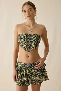 UO Blazin' Babe Wavy Stripe Skort 2-Piece Set