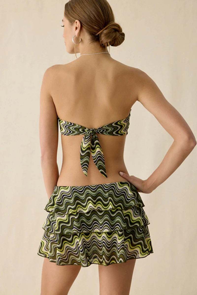 UO Blazin' Babe Wavy Stripe Skort 2-Piece Set
