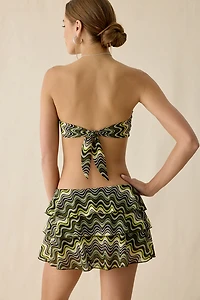 UO Blazin' Babe Wavy Stripe Skort 2-Piece Set