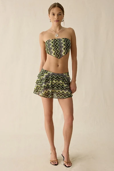 UO Blazin' Babe Wavy Stripe Skort 2-Piece Set