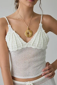 UO Shell Me About It Crochet Shorts 2-Piece Set