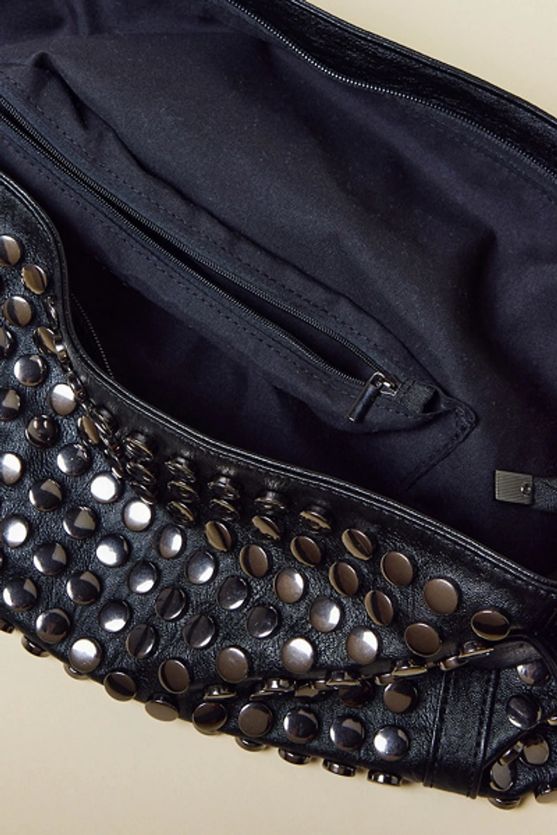 BDG Steph Studded Faux Leather Tote Bag