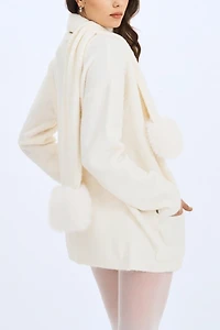 Miss Circle Orla Wool-Blend Ribbed Knit Cardigan