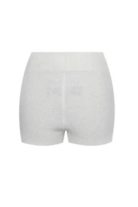 Miss Circle Sera Wool-Blend Ribbed Knit Mini Shorts