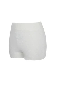 Miss Circle Sera Wool-Blend Ribbed Knit Mini Shorts