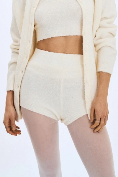 Miss Circle Sera Wool-Blend Ribbed Knit Mini Shorts