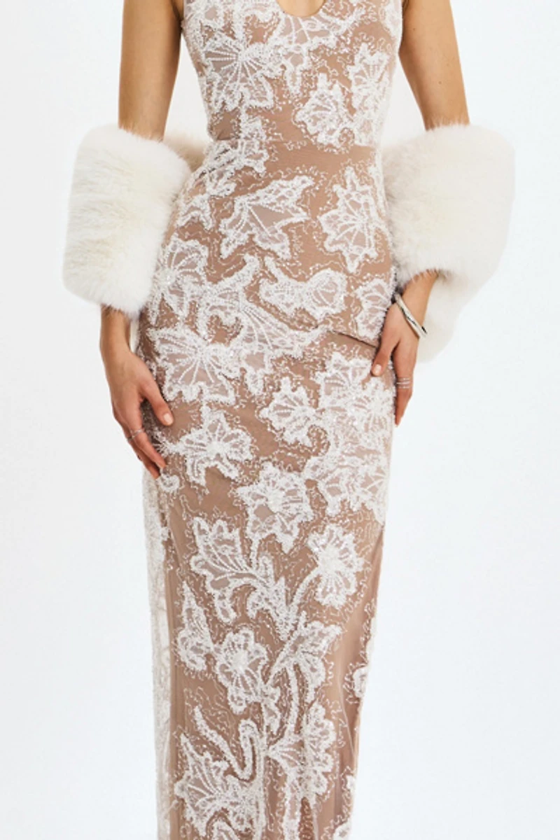 Miss Circle Jazmin Faux Fur Scarf