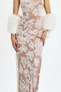 Miss Circle Jazmin Faux Fur Scarf