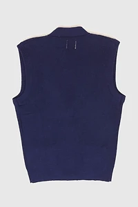 Vintage Navy Sweater Vest