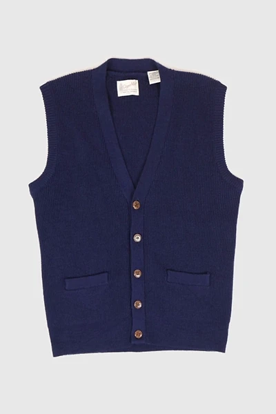 Vintage Navy Sweater Vest
