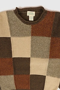 Vintage Block Pattern Sweater