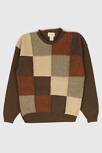Vintage Block Pattern Sweater