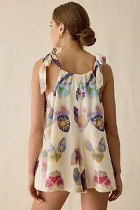 Out From Under Sweetie Pie Tie-Strap Cotton Sleep Dress