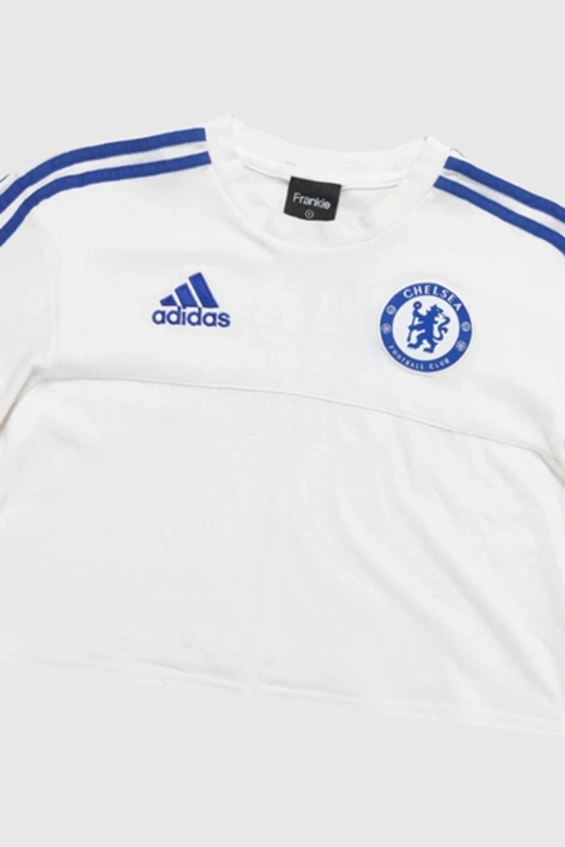 Frankie Collective Rework Chelsea Football Club Crop Soccer Jersey
