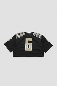 Frankie Collective Rework Oregon Ducks Crop Football Jersey