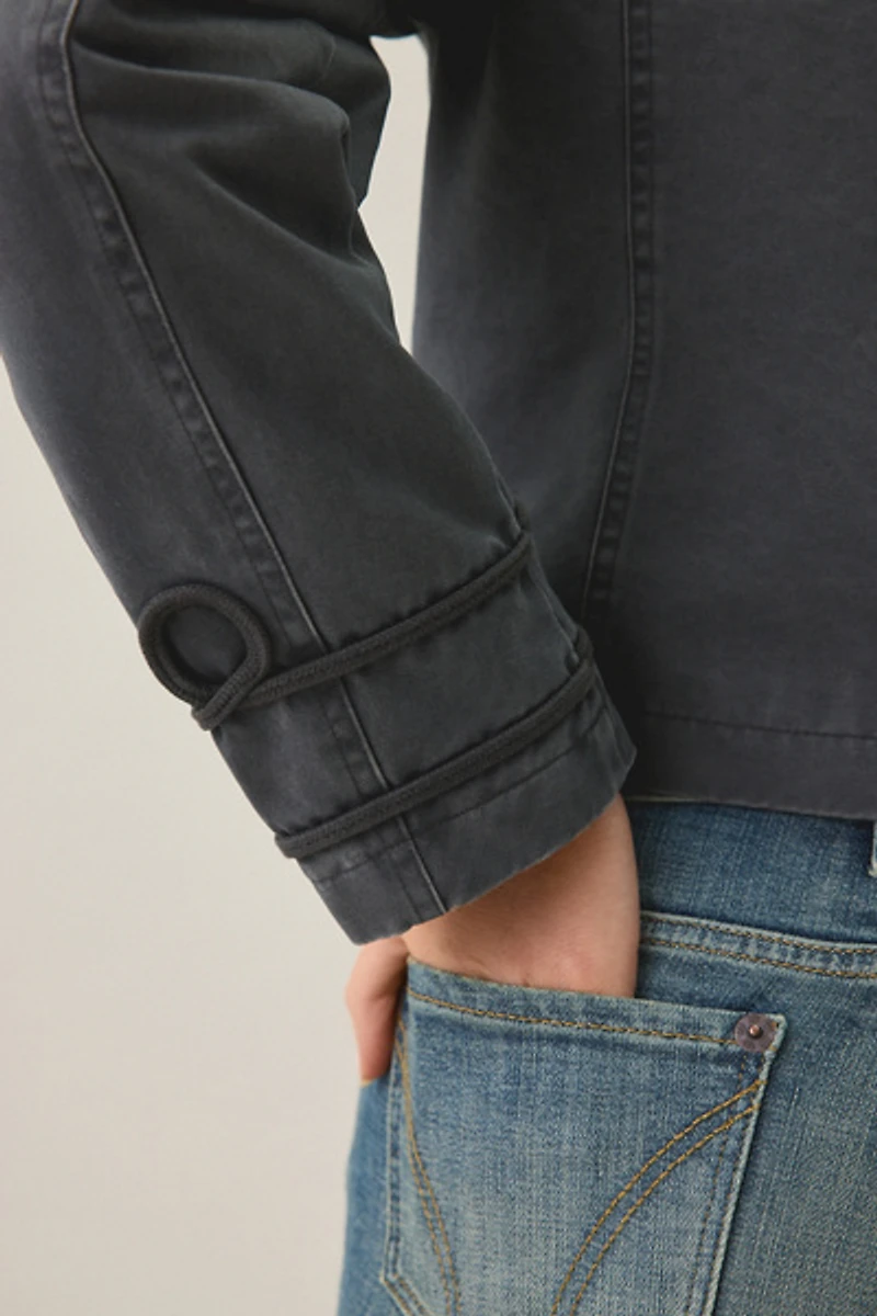 Kimchi Blue Ryder Frog Fastening Military Jacket