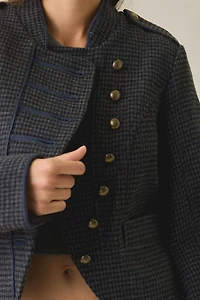 UO Beverly Wool Blend Asymmetric Band Jacket