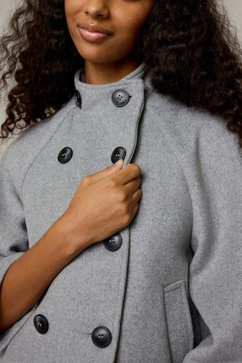 Kimchi Blue Viv Shrunken Swing Peacoat